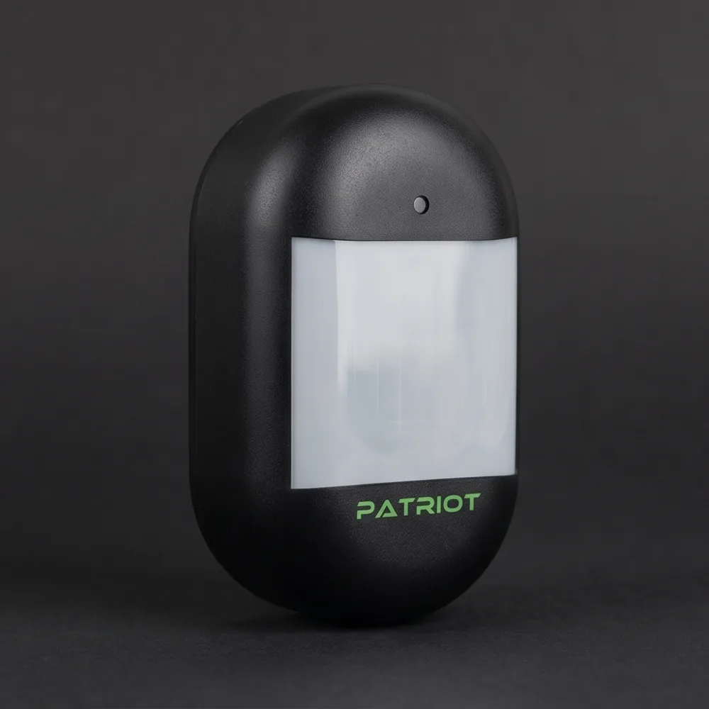 Patriot MotionDetector, чёрный, вид под углом