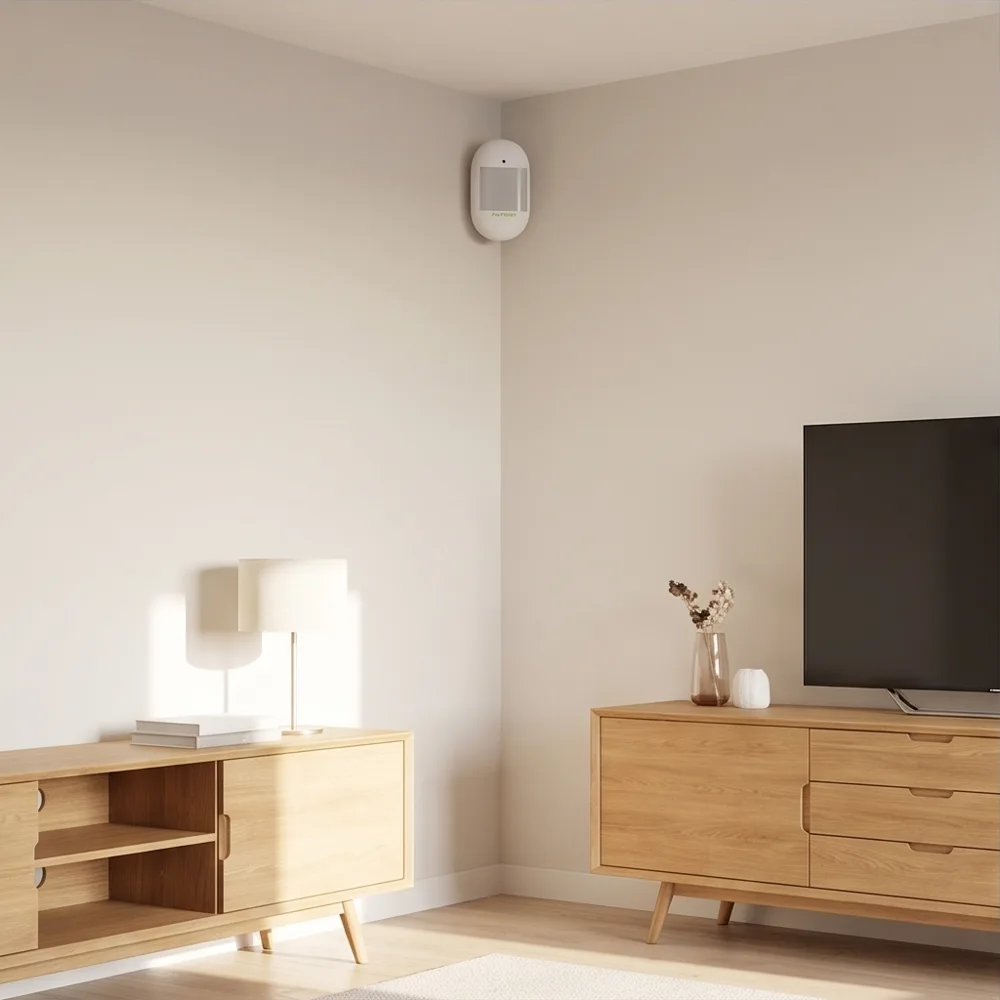 Patriot MotionDetector в углу гостиной